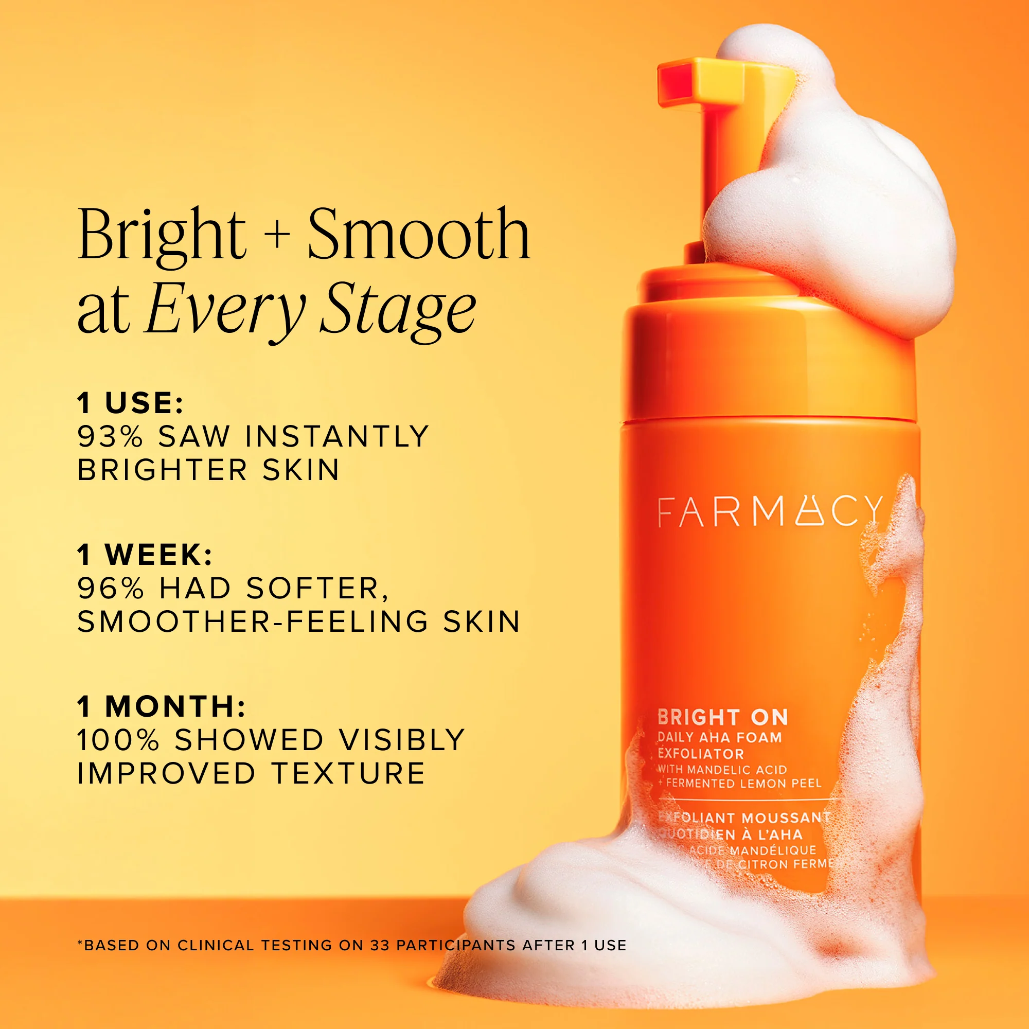 Bright On Daily AHA Foam Exfoliator - Image 3